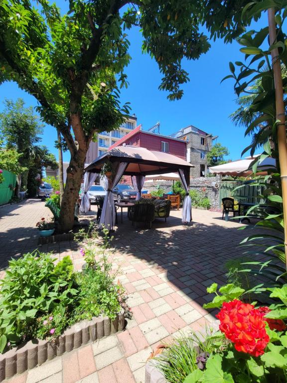 Zahrada ubytování Guest House Deme