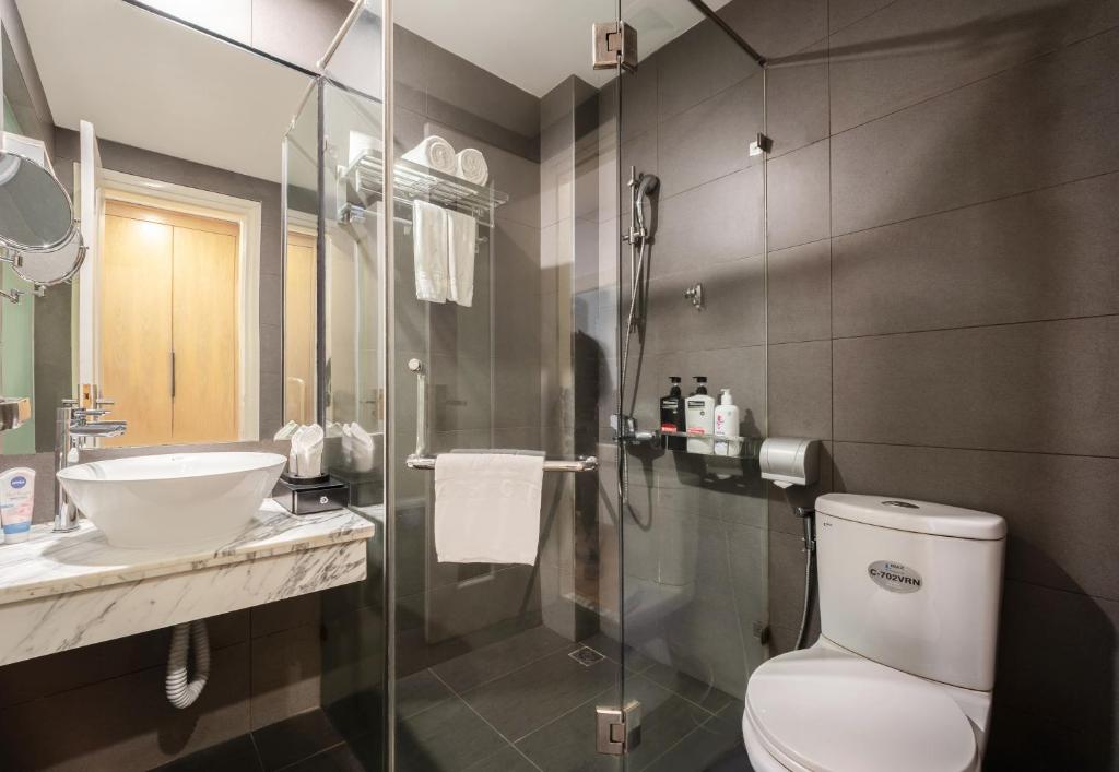 Koupelna v ubytování A25 Hotel - 66 Trần Thái Tông
