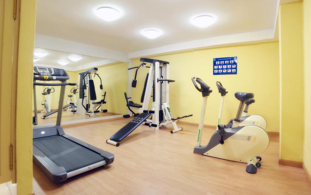 Fitness centrum a/nebo fitness zařízení v ubytování Los Arcos