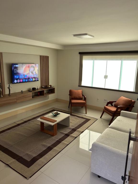 TV a/nebo společenská místnost v ubytování Apartamento Bom Despacho-MG