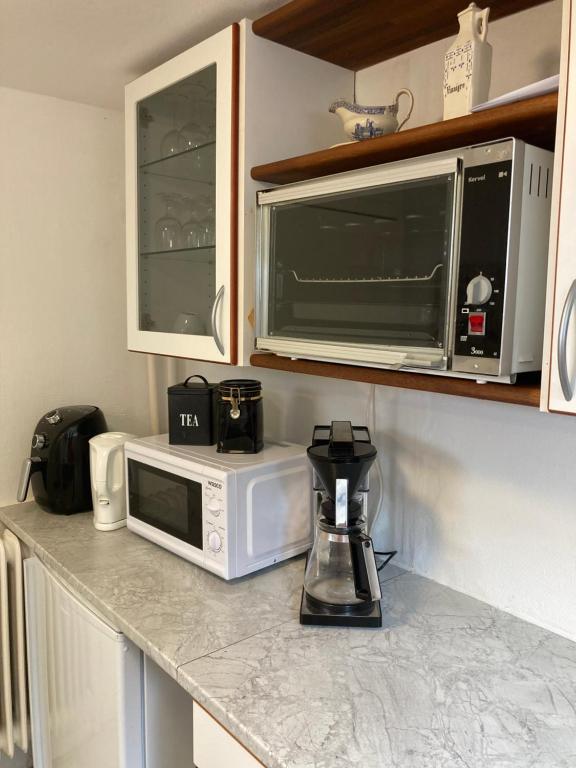 Kuchyň nebo kuchyňský kout v ubytování Spangsbo b&b