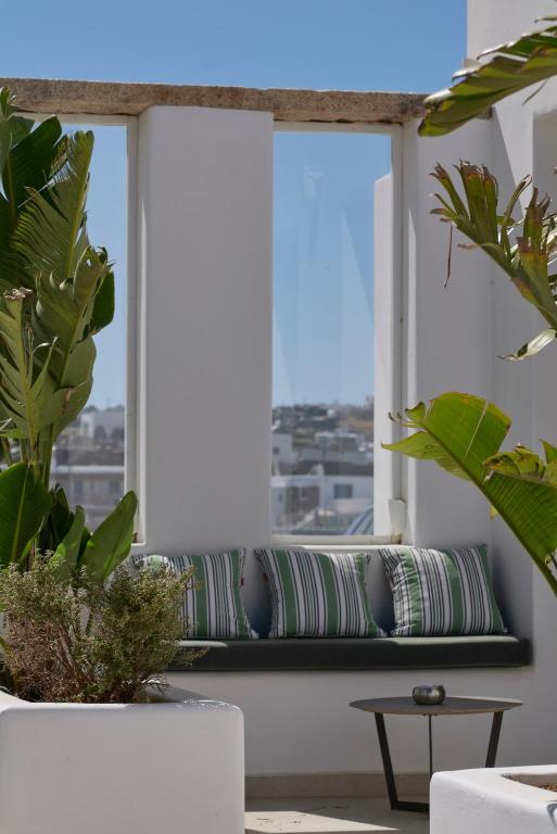 Balkón nebo terasa v ubytování Le Palme Mykonos