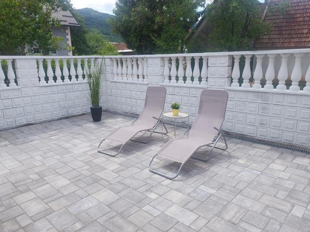 Balkón nebo terasa v ubytování Apartman Danijela