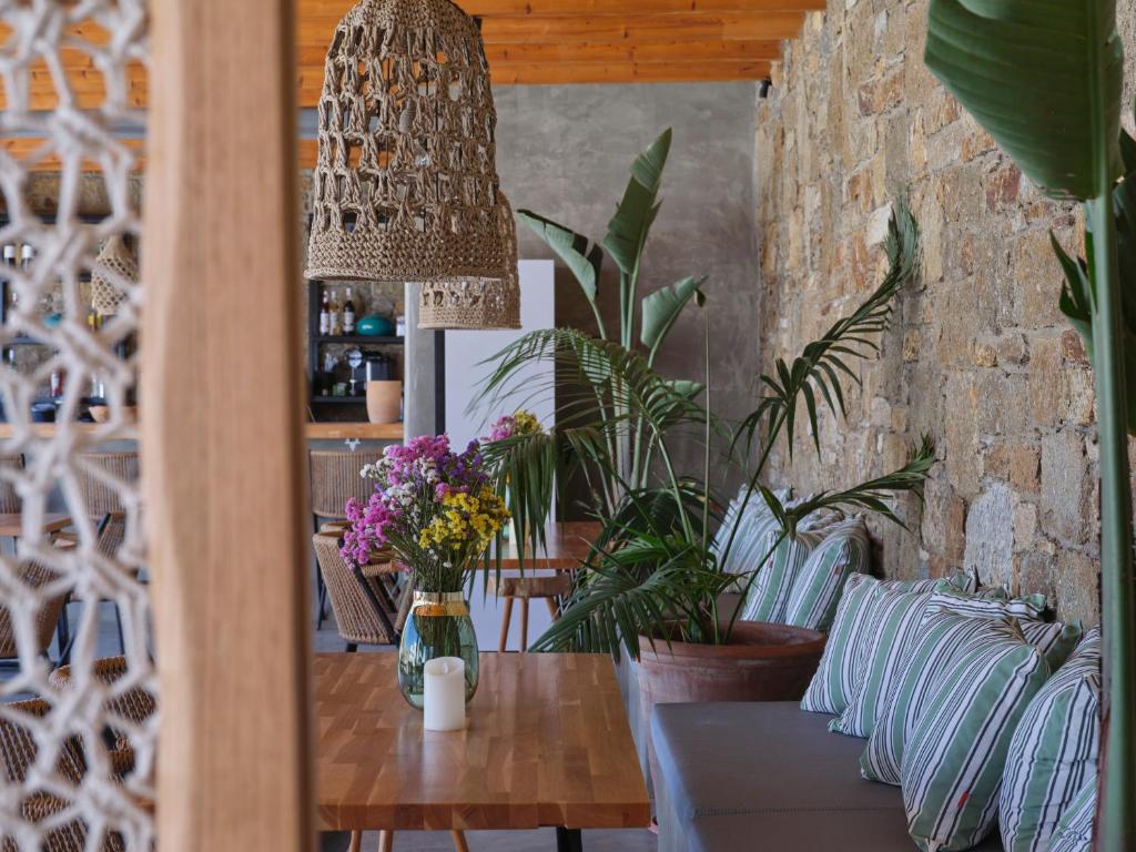 Posezení v ubytování Le Palme Mykonos