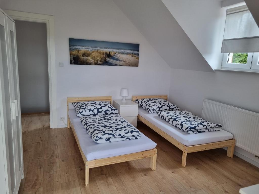Posteľ alebo postele v izbe v ubytovaní Holiday Home Mierki