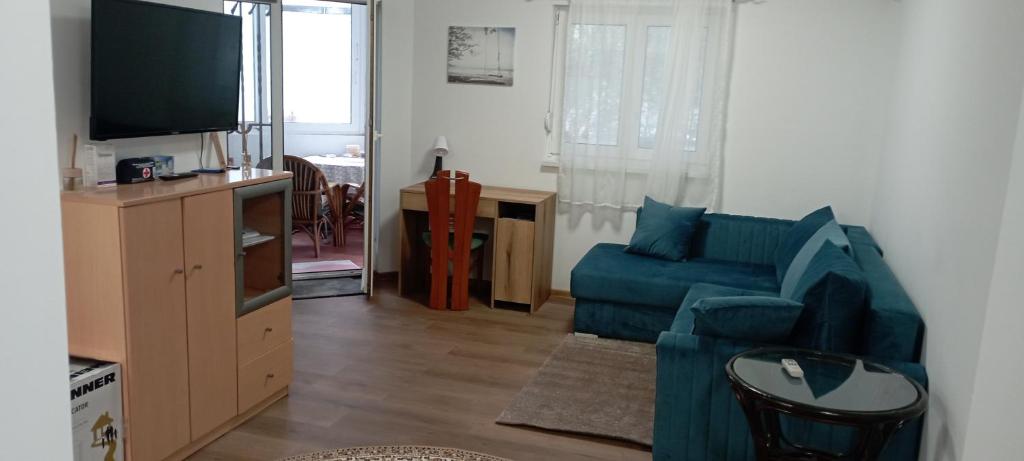 TV a/nebo společenská místnost v ubytování Nice summer apartment near sea