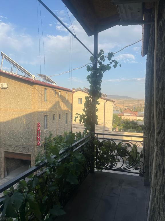Balkón nebo terasa v ubytování Narek+