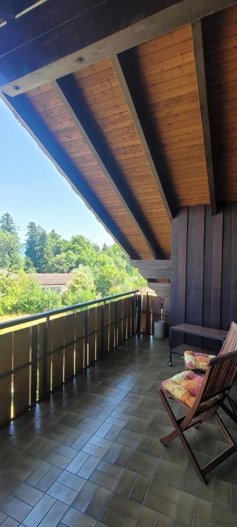 Balkón nebo terasa v ubytování Edelweiss Appartment