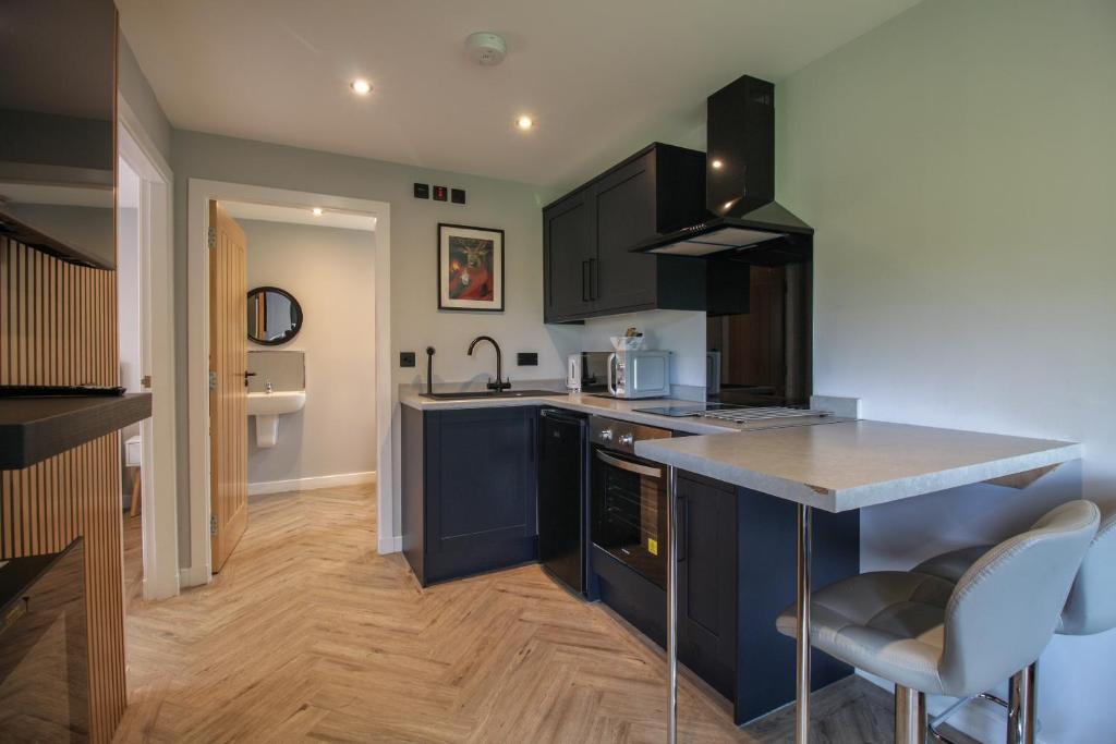 Cuina o zona de cuina de River Logie Lodges