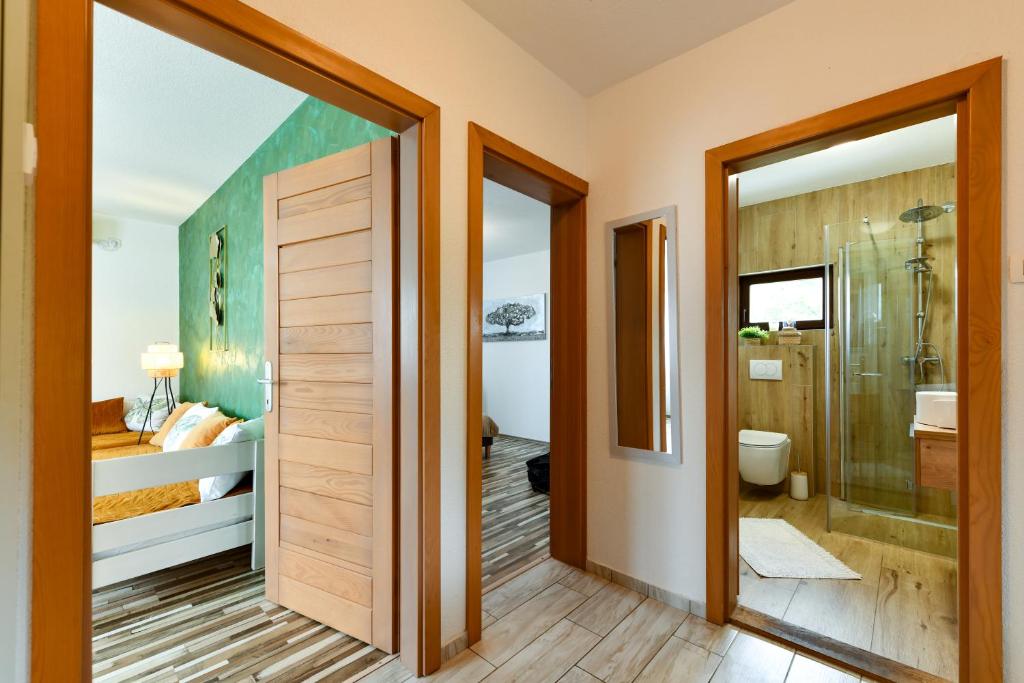 Koupelna v ubytování Holiday Home Ostrun