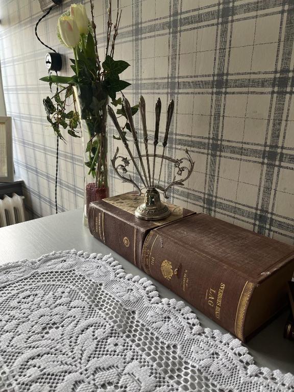 Postel nebo postele na pokoji v ubytování Hotell Aina