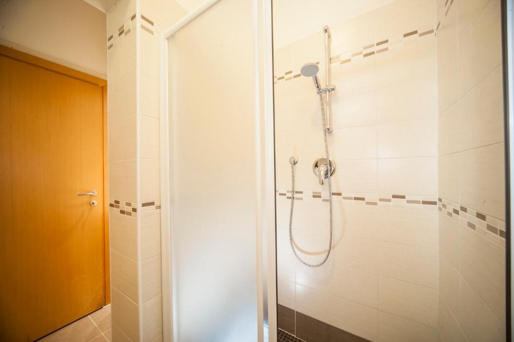 Koupelna v ubytování Hotel Taormina