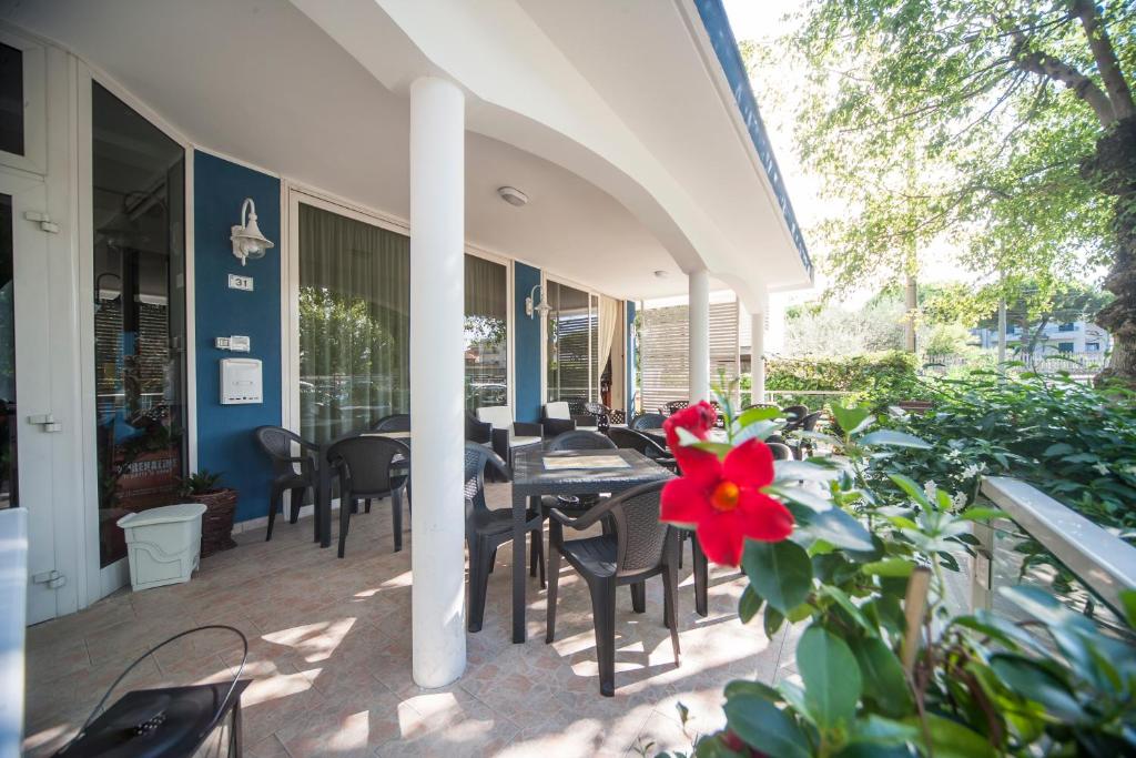 Balkón nebo terasa v ubytování Hotel Taormina