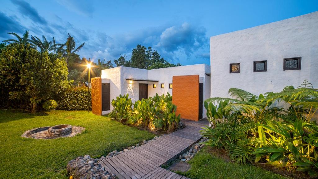 Jardí fora de Salento Pequeño Hotel