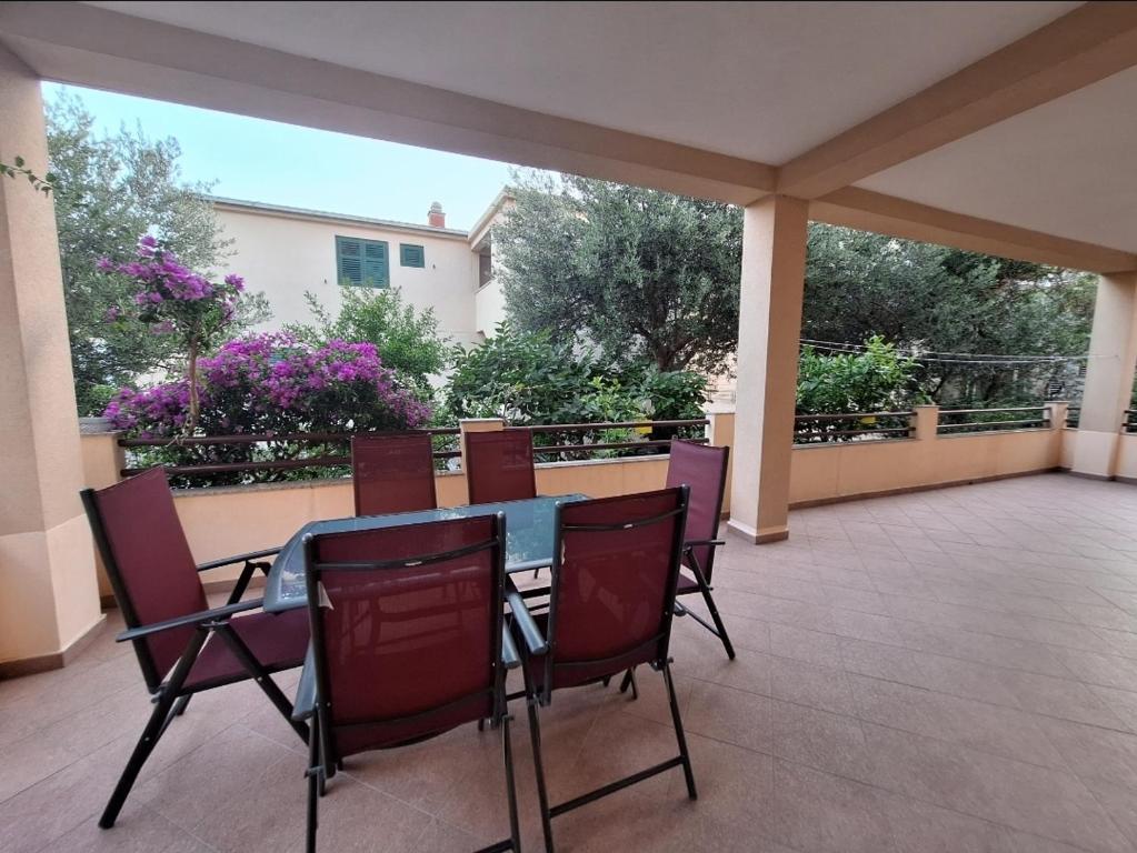 Balkón nebo terasa v ubytování KaLaLe Deluxe - Makarska