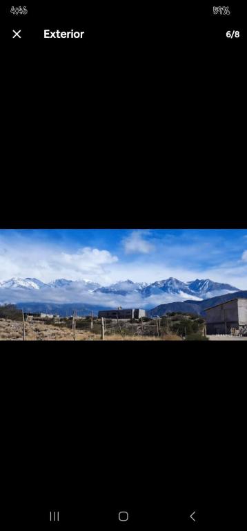 a picture of a view of the mountains at Tierra Andina Potrerillos in Potrerillos