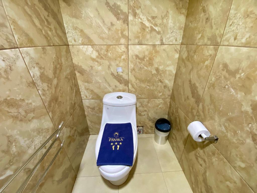 Koupelna v ubytování Hotel Panaka II