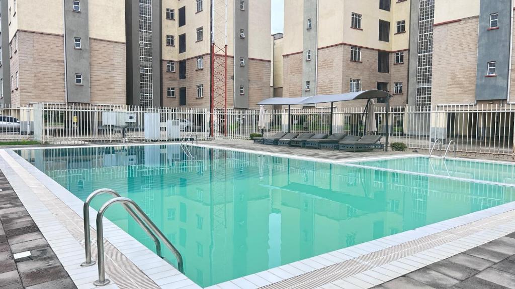 Swimmingpoolen hos eller tæt på Nana Suites 1-bedroom with Swimming pool & Fast WiFi & Mall