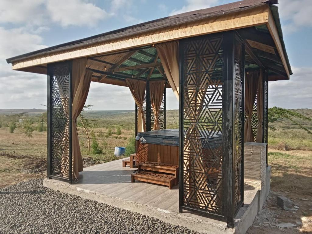 Balkón nebo terasa v ubytování Rockview Cabins - Kajiado
