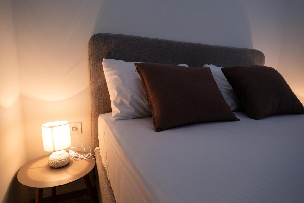 Ένα ή περισσότερα κρεβάτια σε δωμάτιο στο Nika house