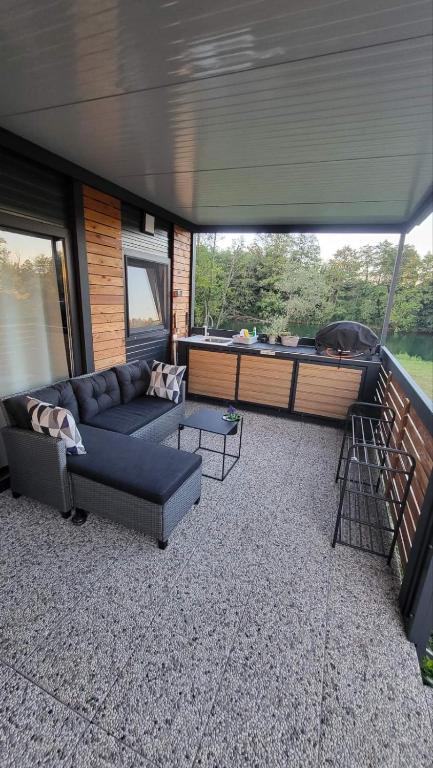 Balkón nebo terasa v ubytování Glamping Lucky House