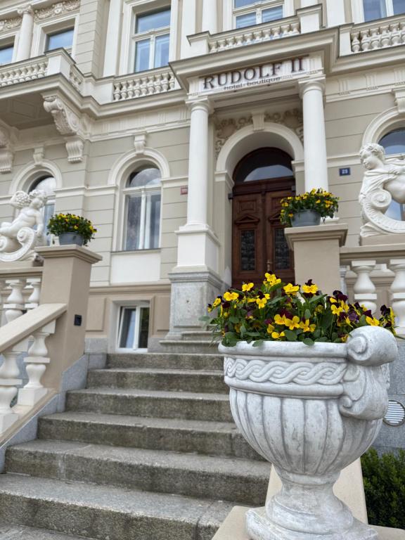 Exteriér nebo vchod ubytování Hotel Rudolf II Karlovy Vary