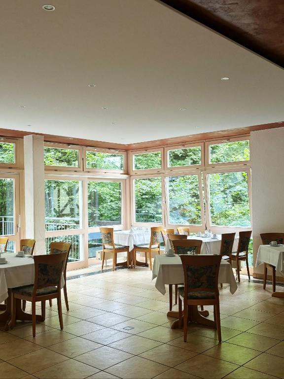 Restaurace v ubytování Hotel Wasserfall