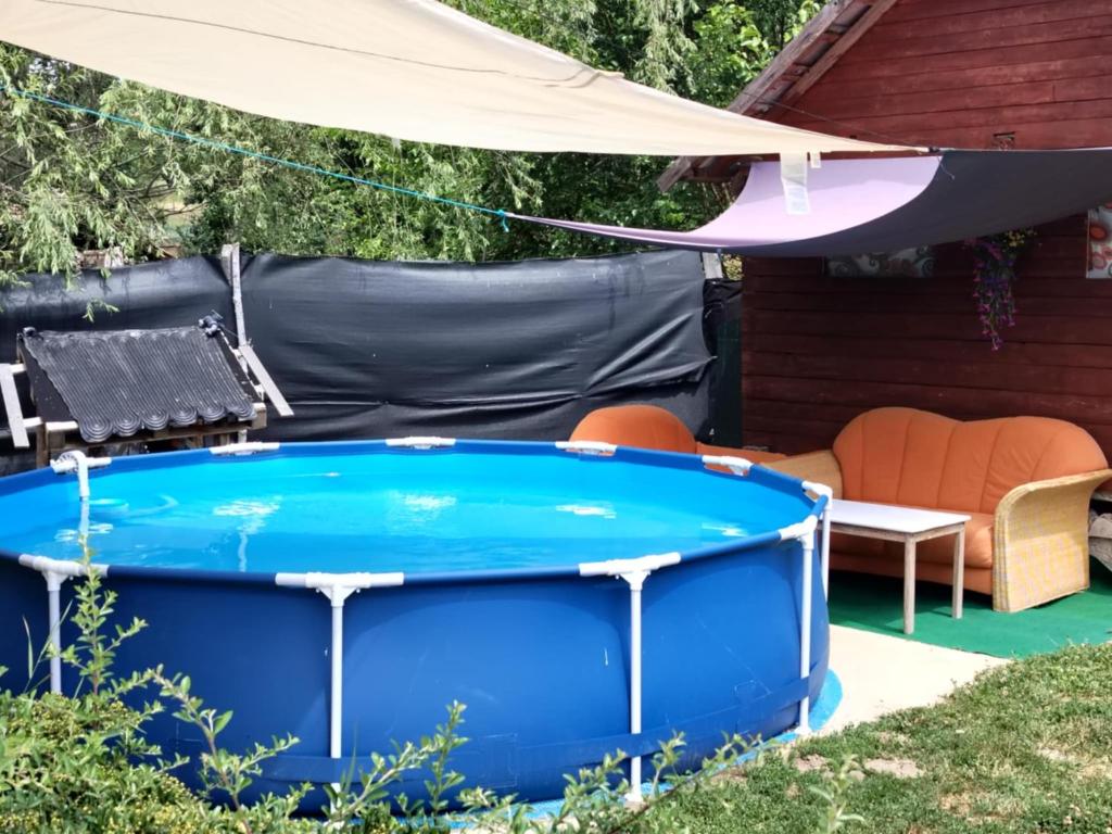 Bazén v ubytovaní Szofi Vendégház alebo v jeho blízkosti