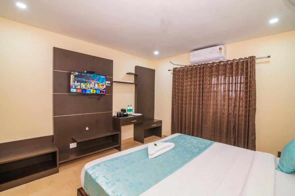 Postel nebo postele na pokoji v ubytování Hotel Shams Inn