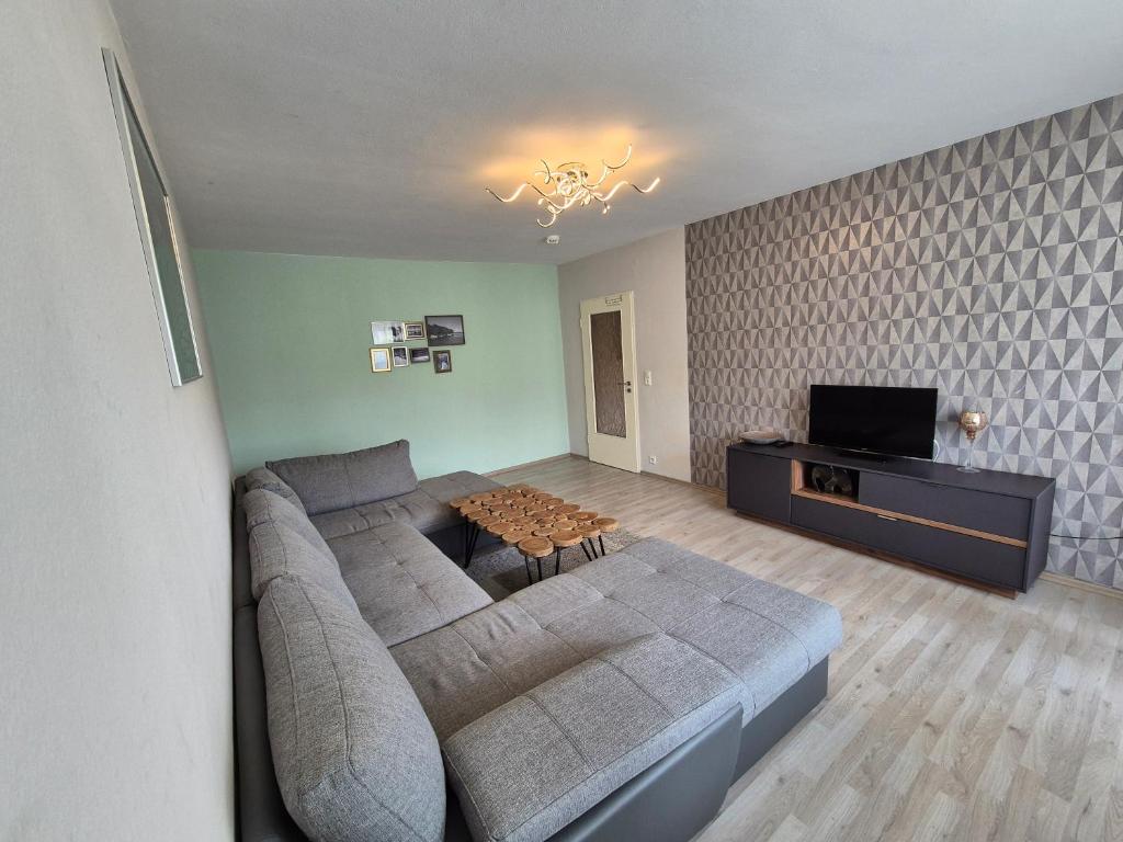 Posezení v ubytování Apartment Nordtraum