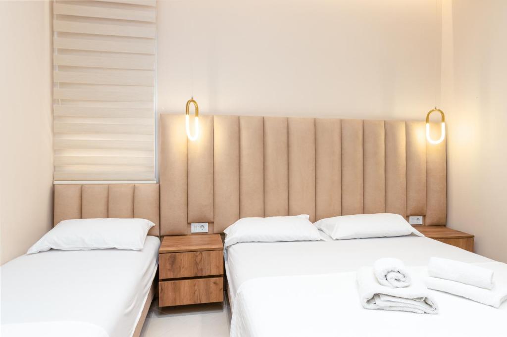 Lova arba lovos apgyvendinimo įstaigoje Apartments Ada Bojana