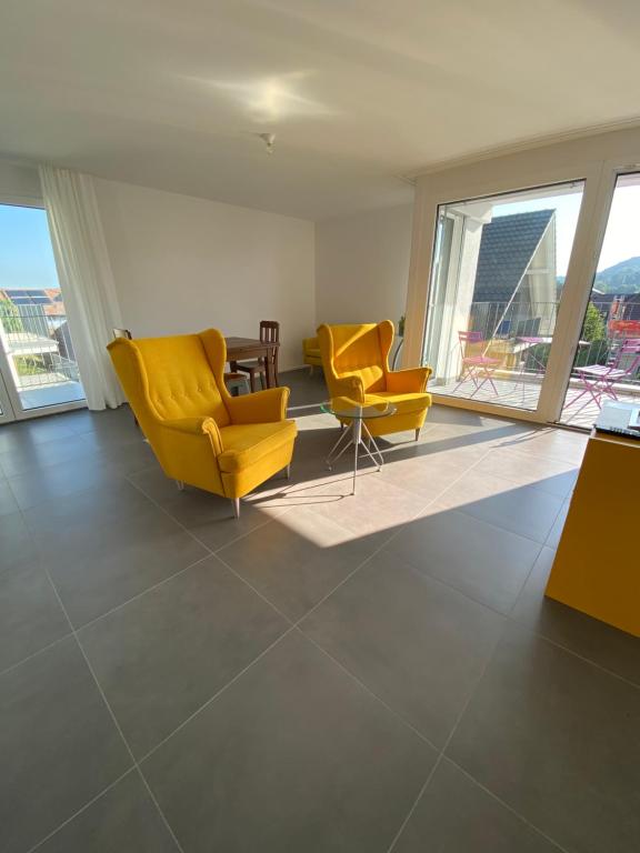 Posezení v ubytování Upper Floor