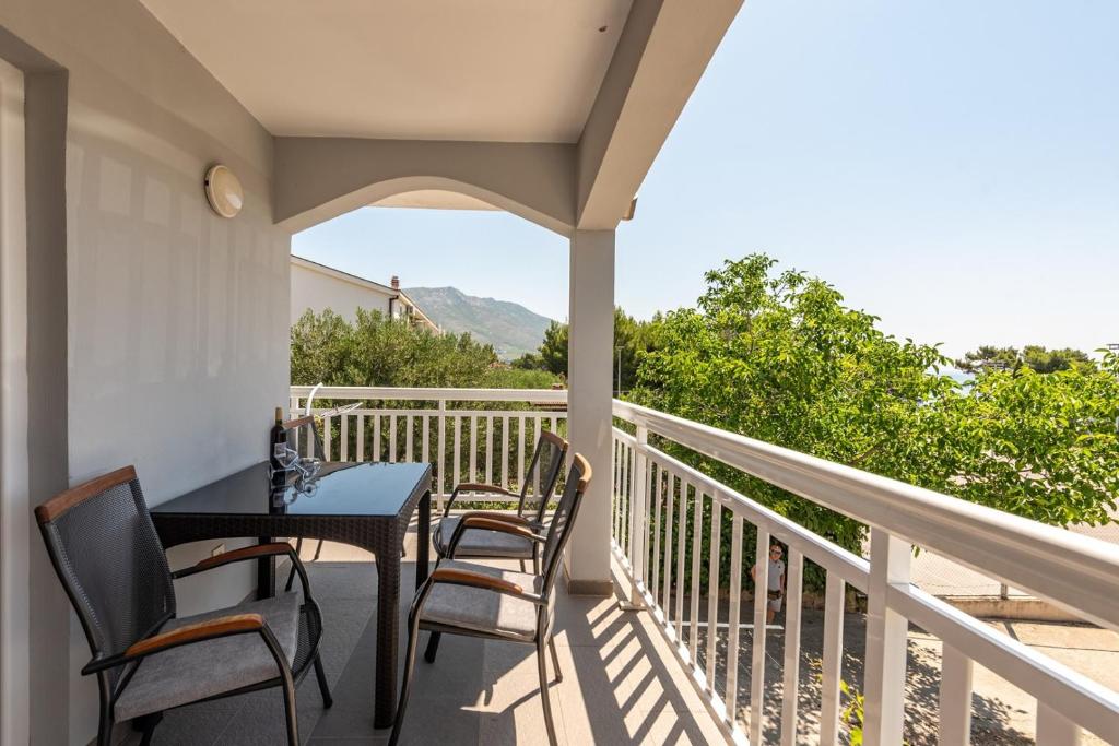 Balkón alebo terasa v ubytovaní Villa Vrebac Badem on the Peljesac peninsula