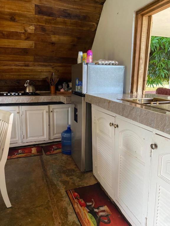 A kitchen or kitchenette at Dreamvilles Ecovillage Las Galeras