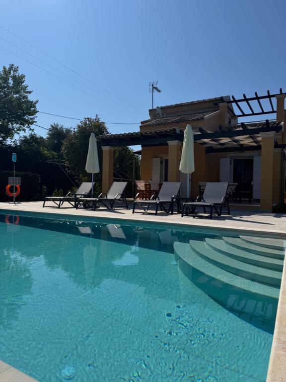 The swimming pool at or close to Villa Filia std