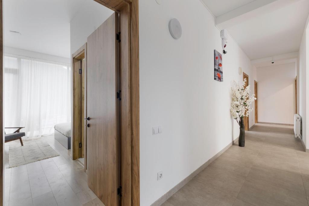Postel nebo postele na pokoji v ubytování 3100 Boutique Hotel Kazbegi