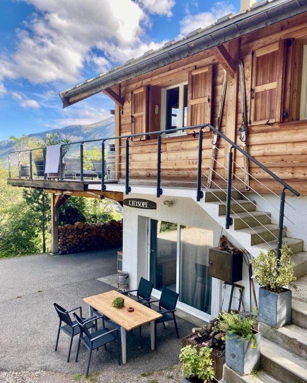 Balkon ili terasa u objektu Appartement Risoul