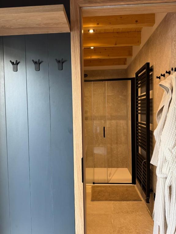 Koupelna v ubytování Chalet Slapy