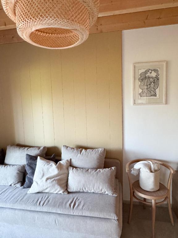 Posezení v ubytování Chalet Slapy