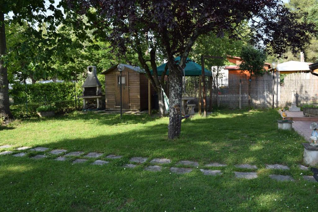 Zahrada ubytování Casa Barbara