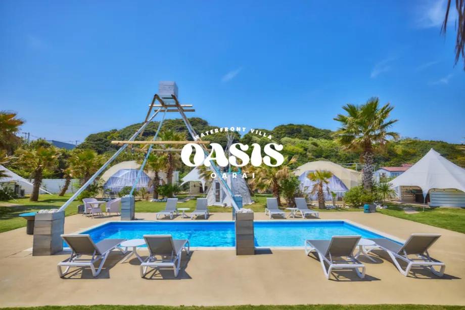 Bazén v ubytování Water front Villa OASIS-OARAI nebo v jeho okolí