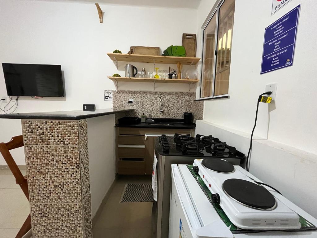 Cucina o angolo cottura di Hostel Barra