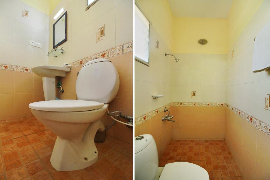 Koupelna v ubytování Super Hotel O Infosys Thoraipakkam