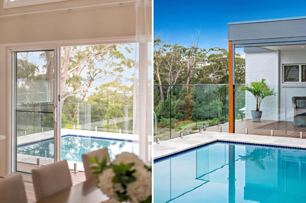 an image of a house with a swimming pool at The Lookout in Corlette
