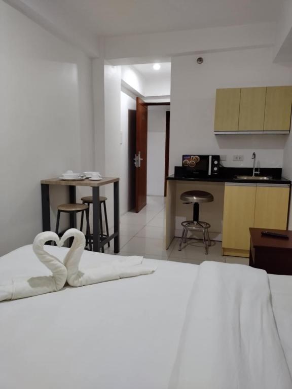 Kuchyň nebo kuchyňský kout v ubytování Dian SUITES 1