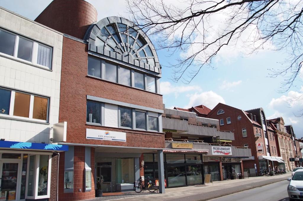 Das Gebäude in dem sich die Ferienwohnung befindet