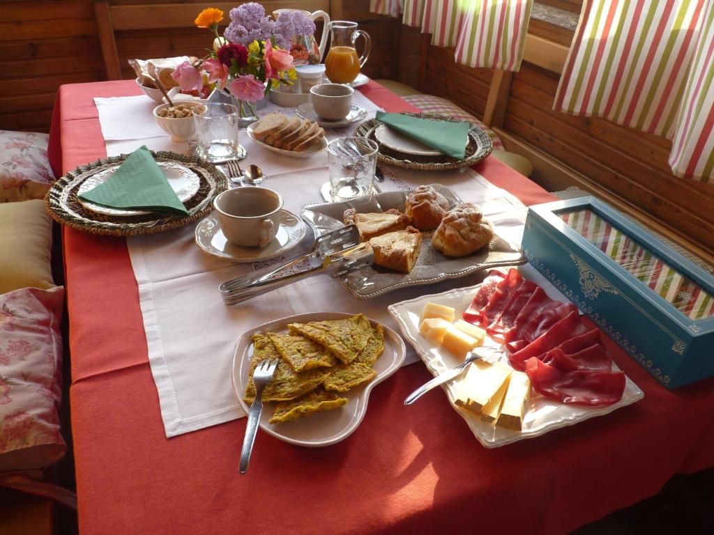 Jedlo v ubytovaní bed & breakfast alebo blízkom okolí