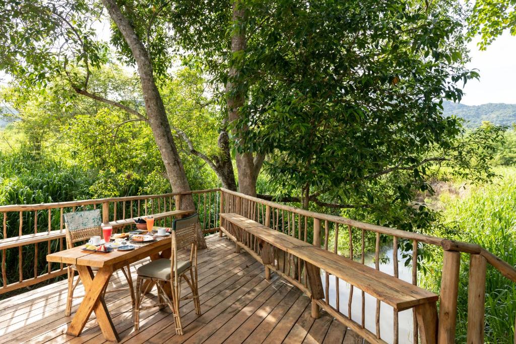 Příroda nedaleko luxury tent