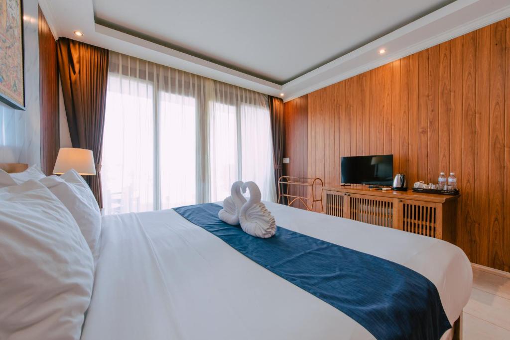 TV a/nebo společenská místnost v ubytování Puri Pandawa Resort