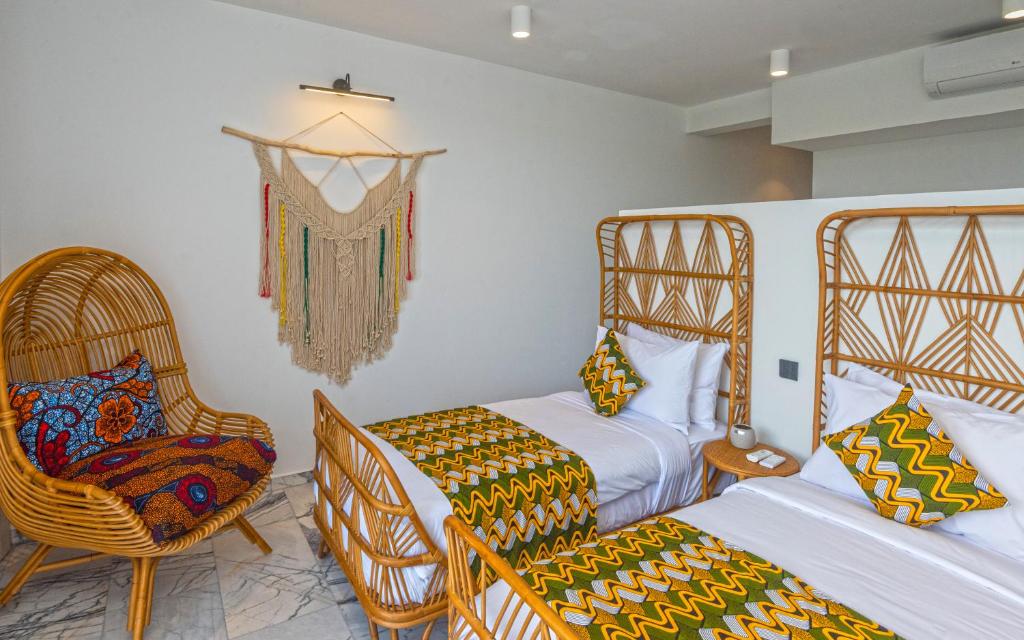 Postel nebo postele na pokoji v ubytování Z Hotel